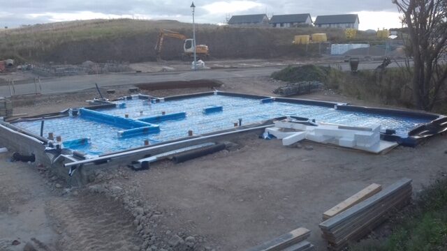 Multiple pool shells waterproofed at an aquatic facility by West Coast Waterproofing