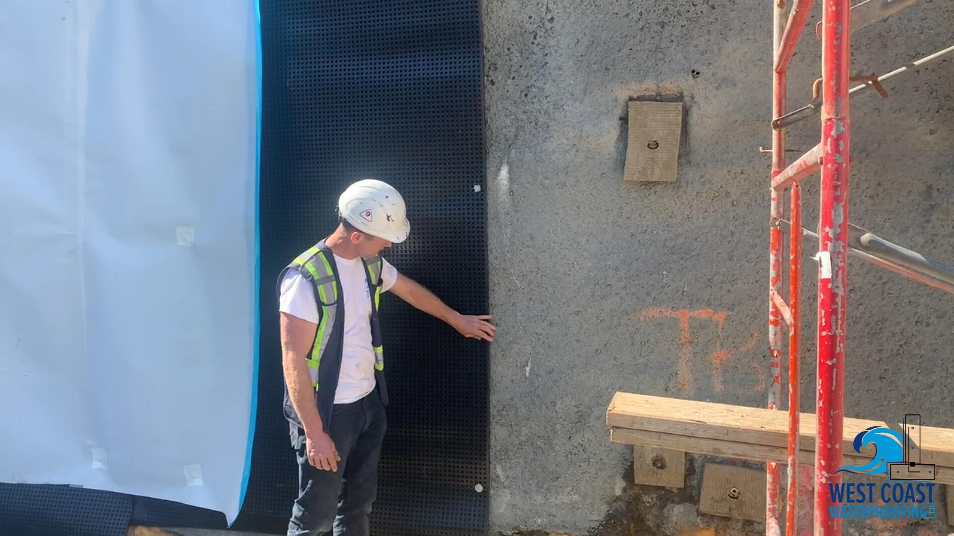 Blindside Waterproofing to a High-Rise Foundation