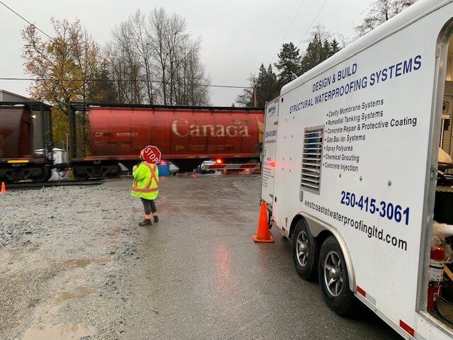 CN Rail Bridge Deck Resurfacing