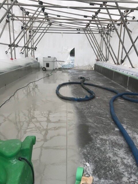 CN rail bridge deck being resurfaced and waterproofed by West Coast Waterproofing